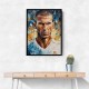 Zinedine Zidane Abstract Portrait Wall Art