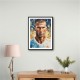 Zinedine Zidane Abstract Portrait Wall Art