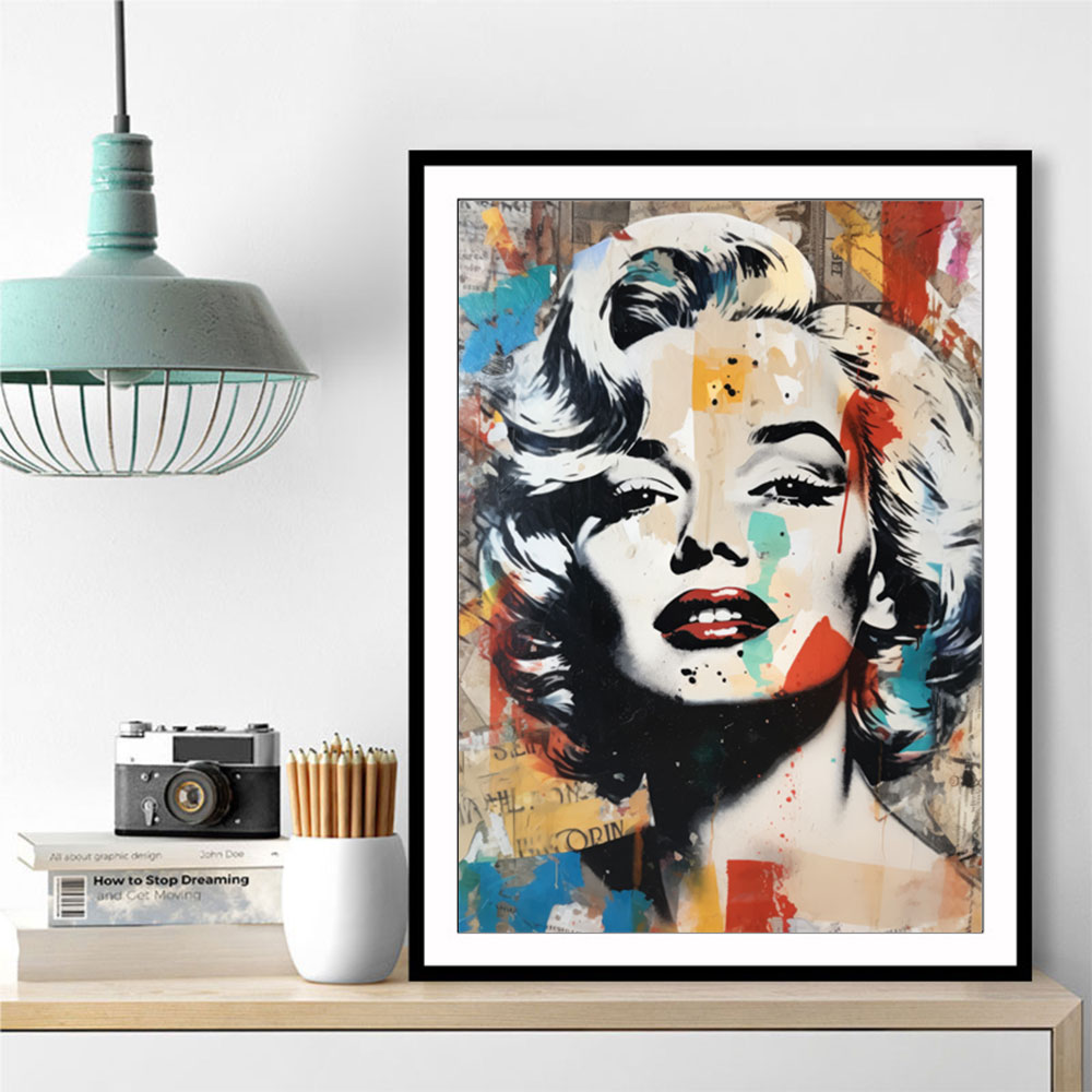 Marilyn Monroe Abstract Wall Art