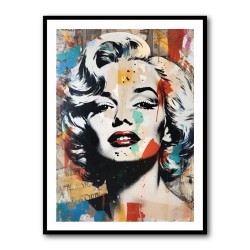 Marilyn Monroe Abstract Wall Art