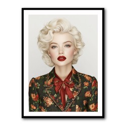 Marilyn in Gucci 4 Wall Art