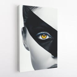 Face Striped in Black 2
