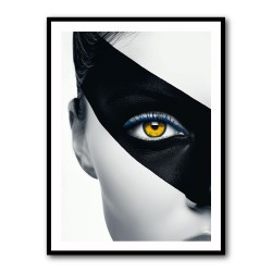 Face Striped in Black 2