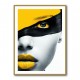 Face Striped - Yellow & Black 1 Face Striped - Yellow & Black 1
