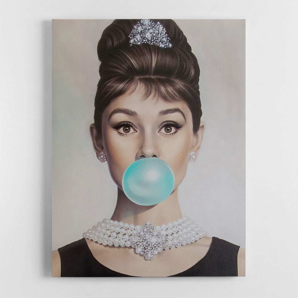 Audrey Hepburn Bubble Gum