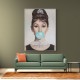 Audrey Hepburn Bubble Gum