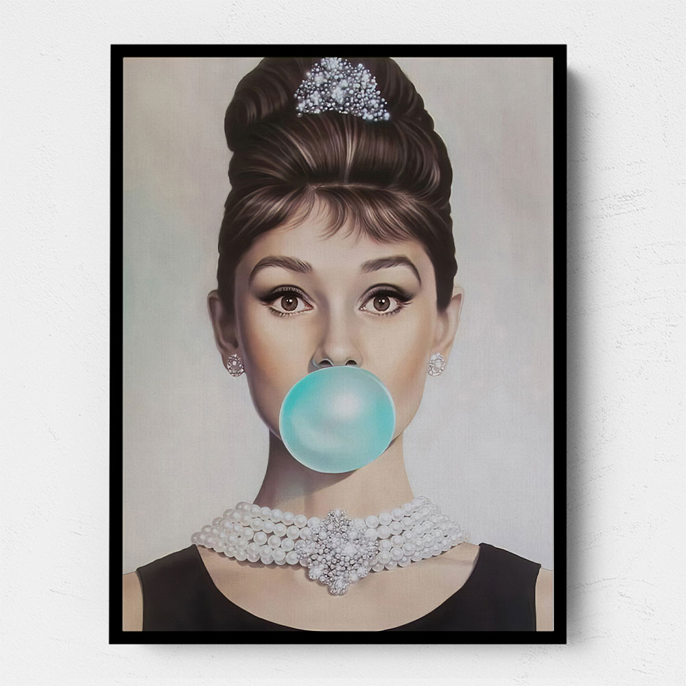 Audrey Hepburn Bubble Gum