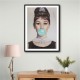 Audrey Hepburn Bubble Gum