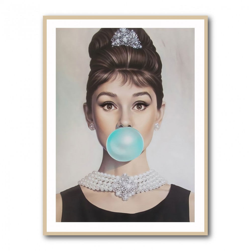 Audrey Hepburn Bubble Gum