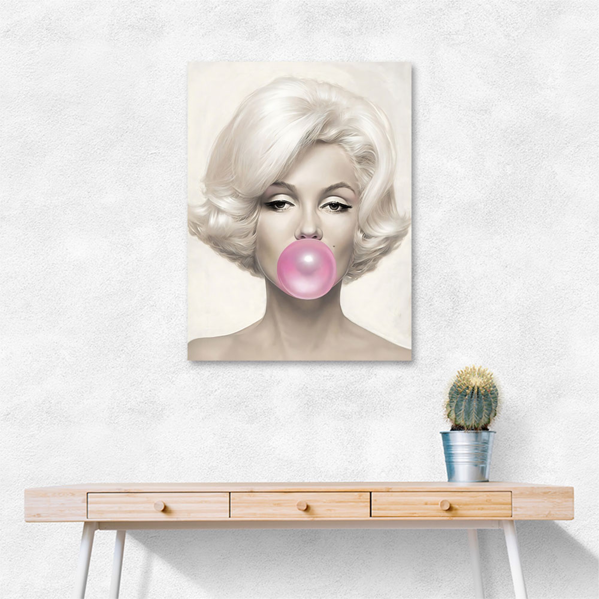 Marilyn Monroe Bubble Gum Wall Art