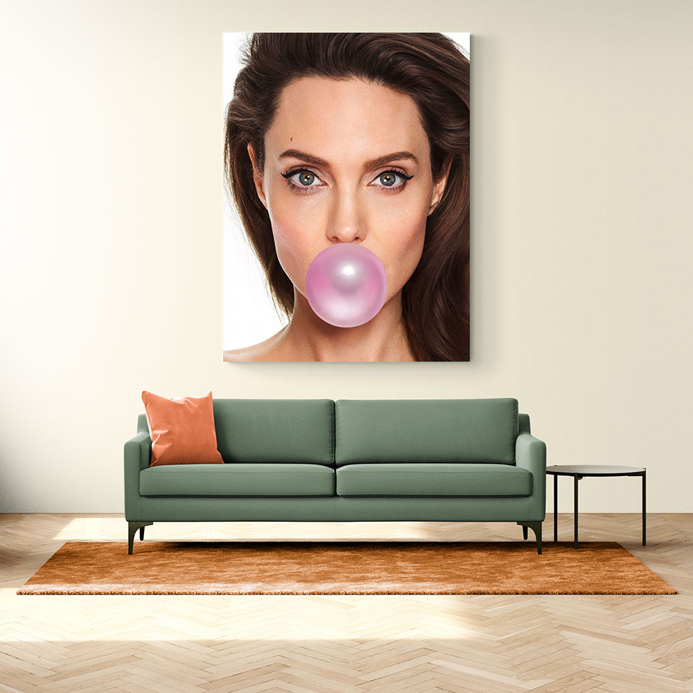 Angelina Jolie Bubble Gum