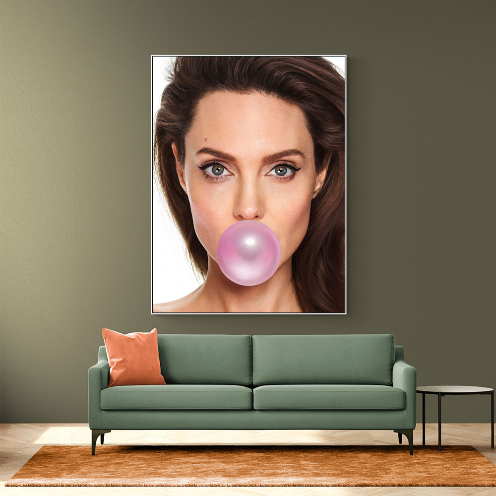 Angelina Jolie Bubble Gum