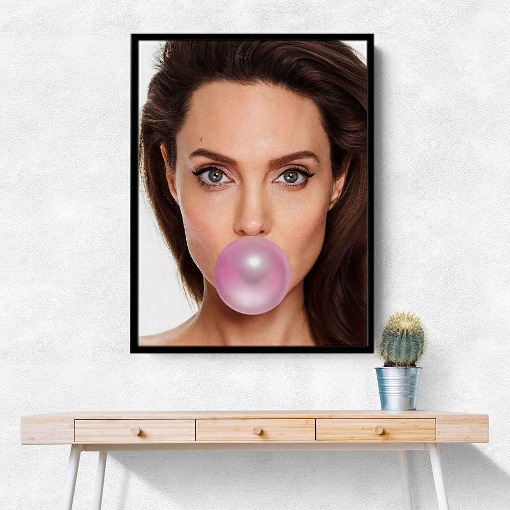 Angelina Jolie Bubble Gum