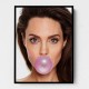 Angelina Jolie Bubble Gum