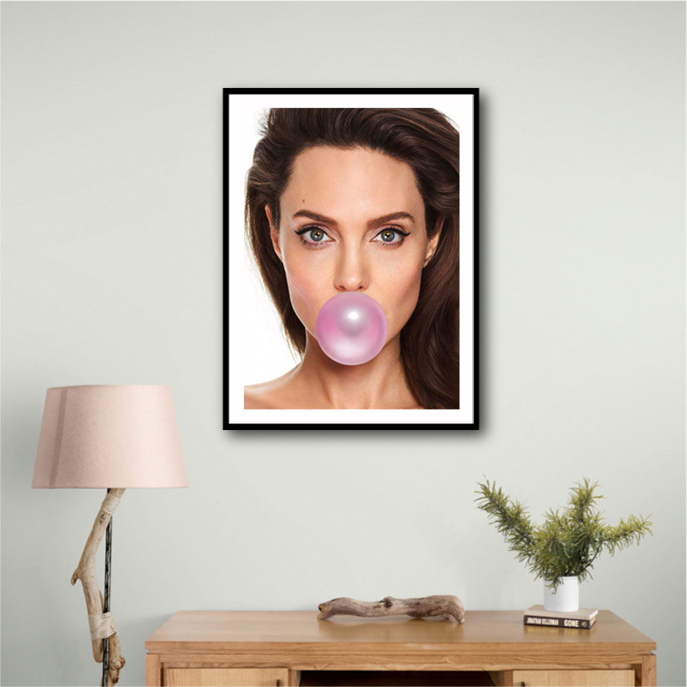 Angelina Jolie Bubble Gum