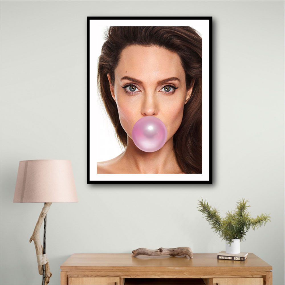 Angelina Jolie Bubble Gum