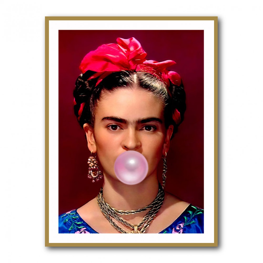 Frida Kahlo Bubble Gum