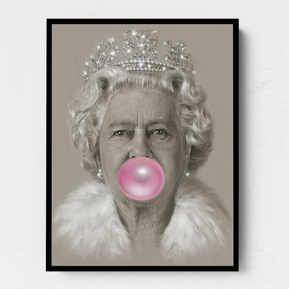 Queen Elizabeth II Pink Bubble Gum