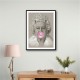 Queen Elizabeth II Pink Bubble Gum