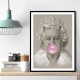 Queen Elizabeth II Pink Bubble Gum