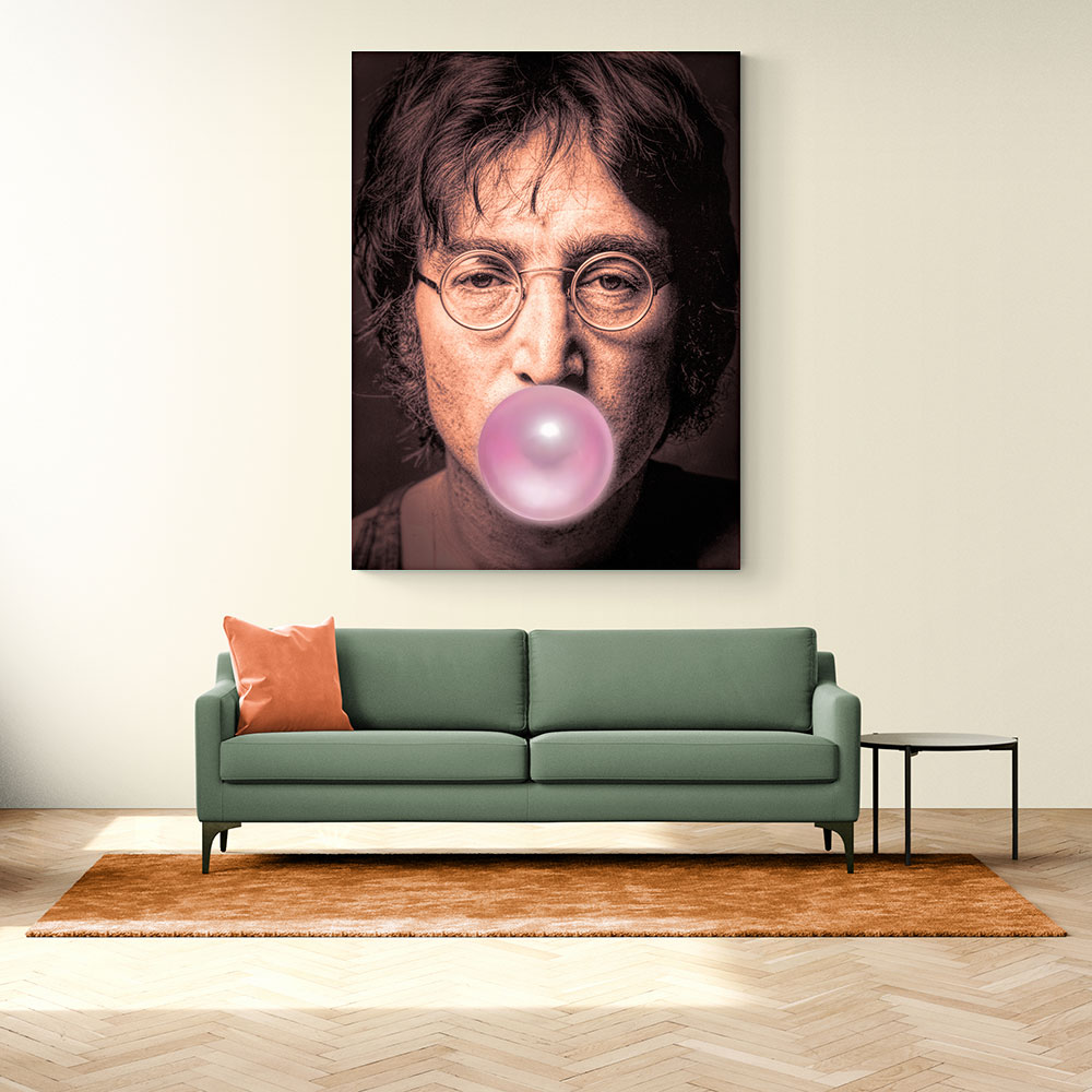 John Lennon Pink Bubble Gum