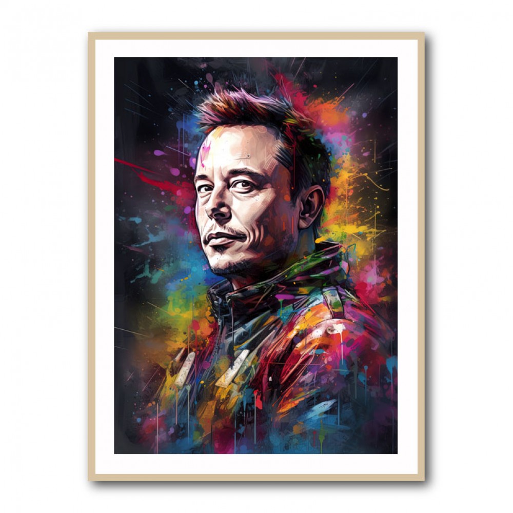 Elon Musk Wall Art