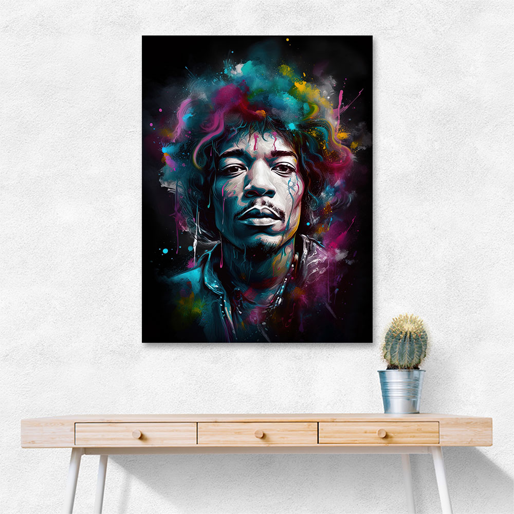 Jimi Hendrix 2 Wall Art