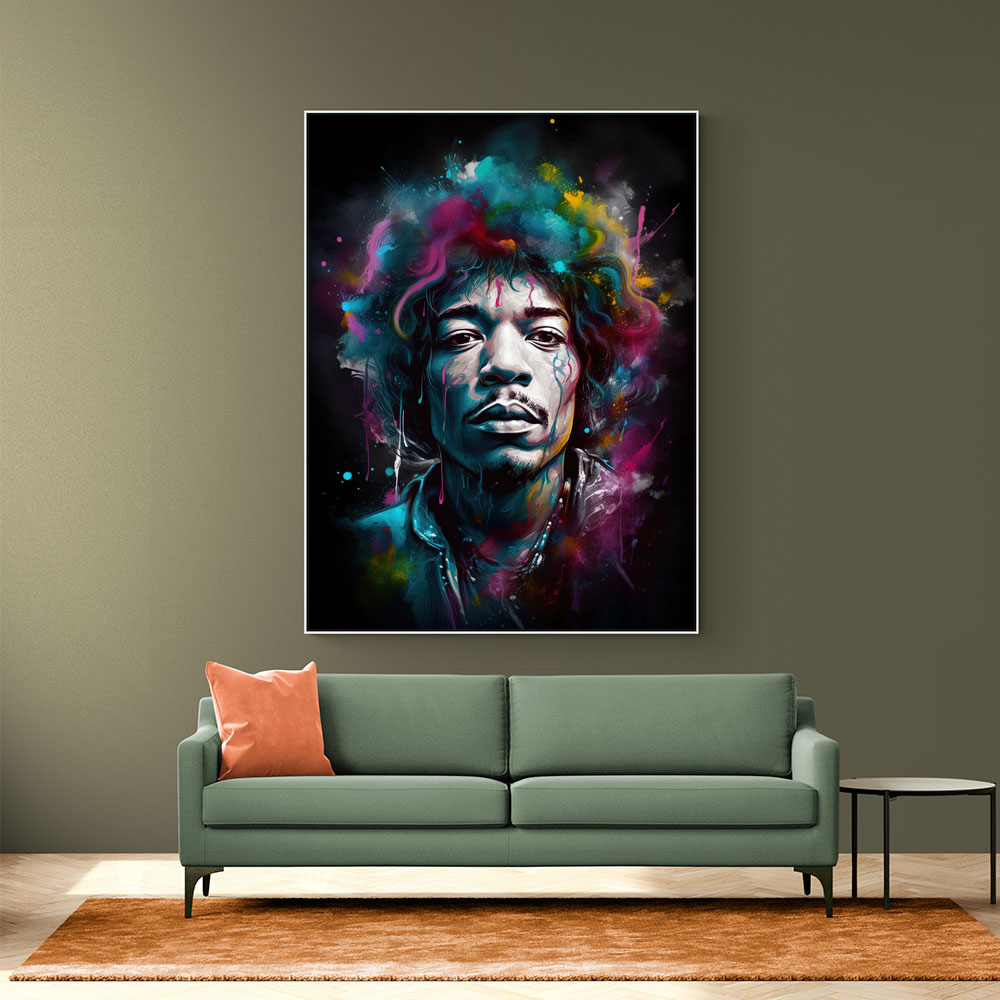 Jimi Hendrix 2 Wall Art