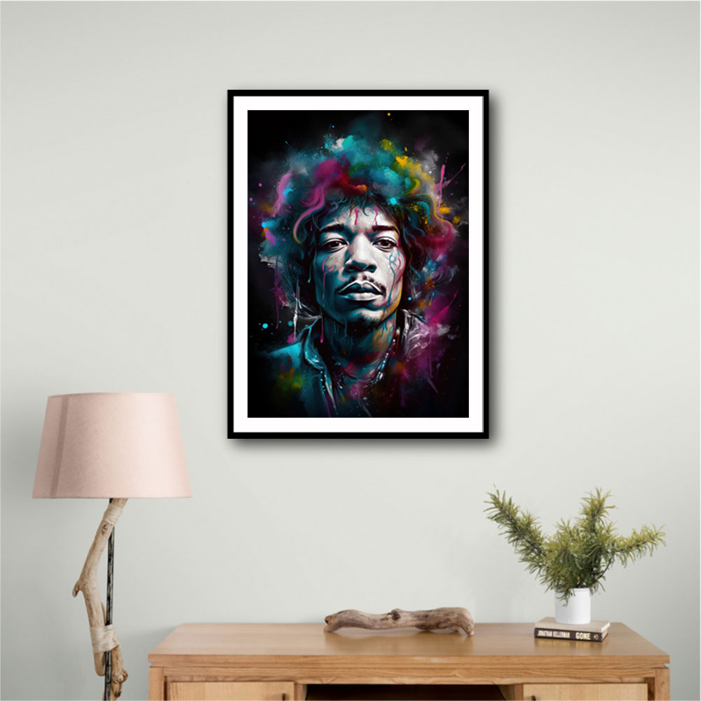 Jimi Hendrix 2 Wall Art