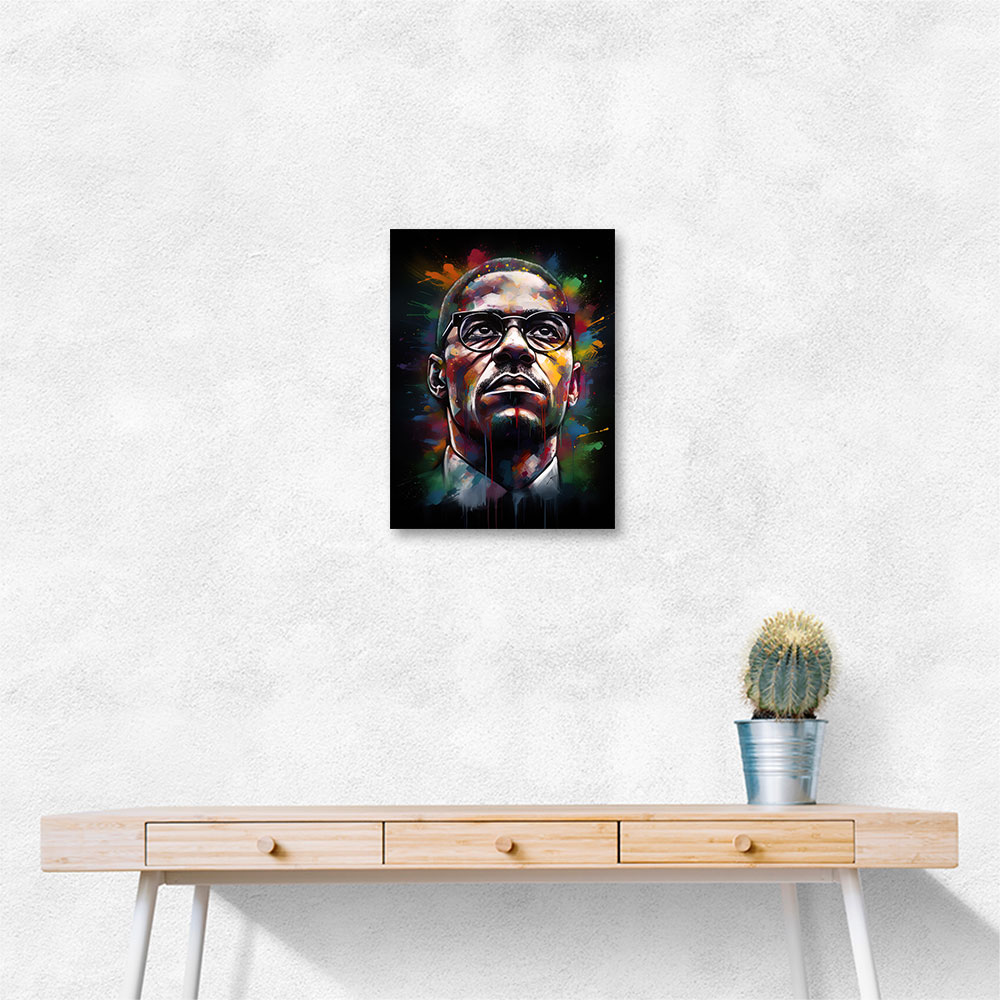 Malcolm X Wall Art Malcolm X Wall Art