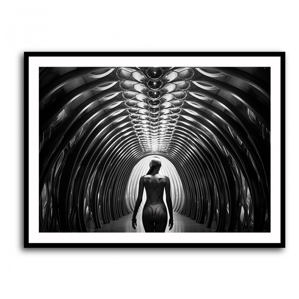 Bio Architecture Tunnel Wall Art