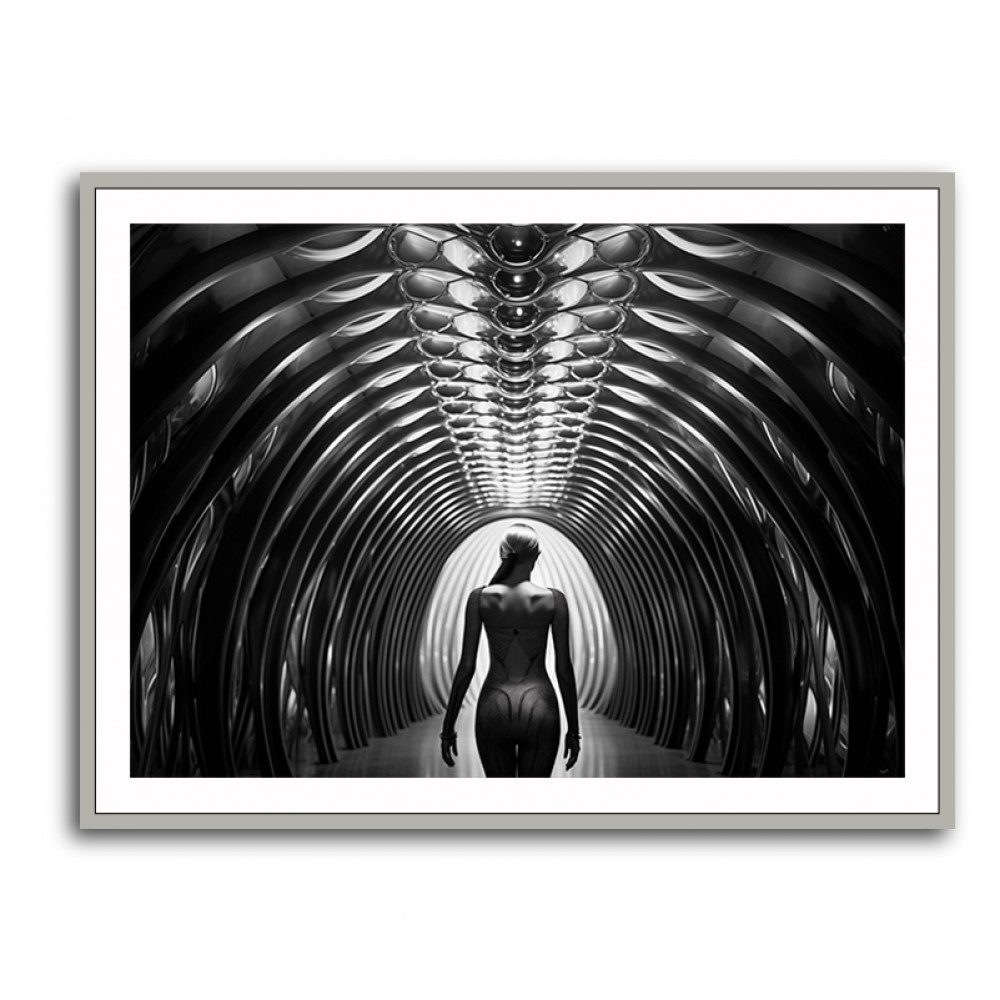 Bio Architecture Tunnel Wall Art