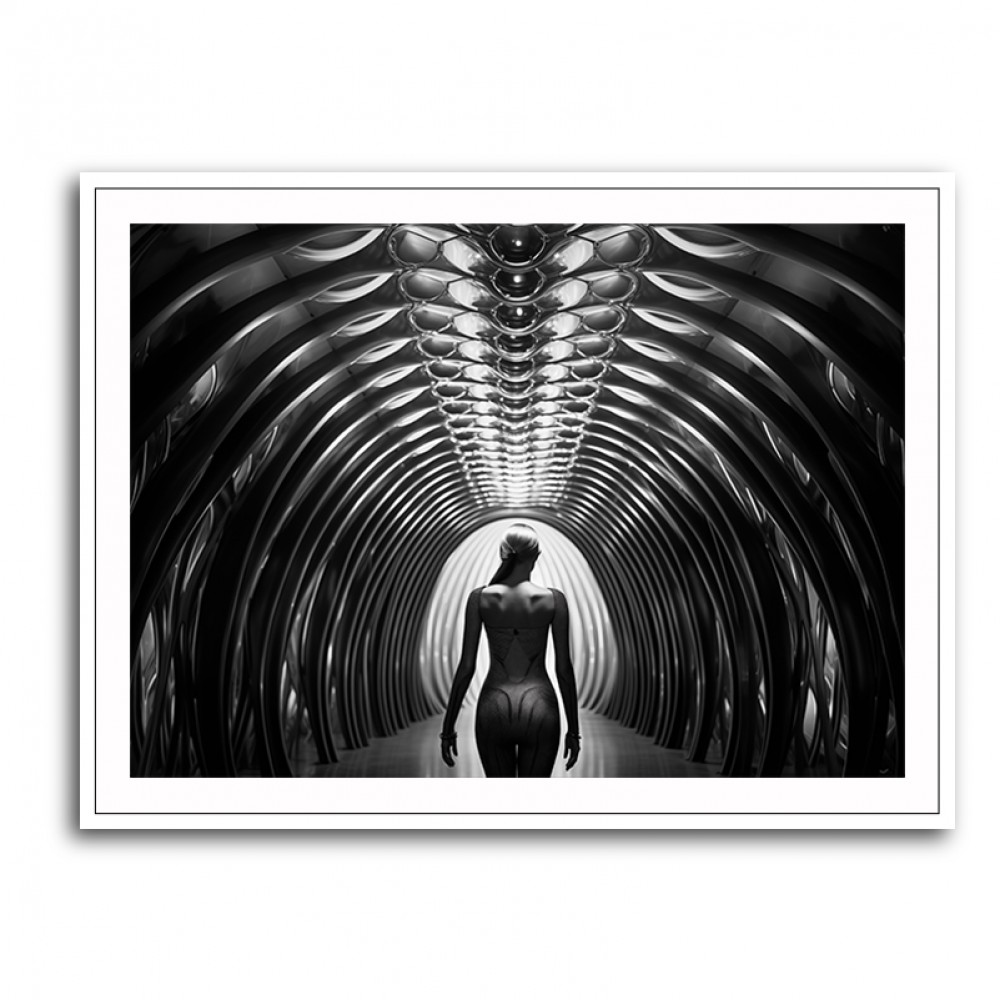 Bio Architecture Tunnel Wall Art