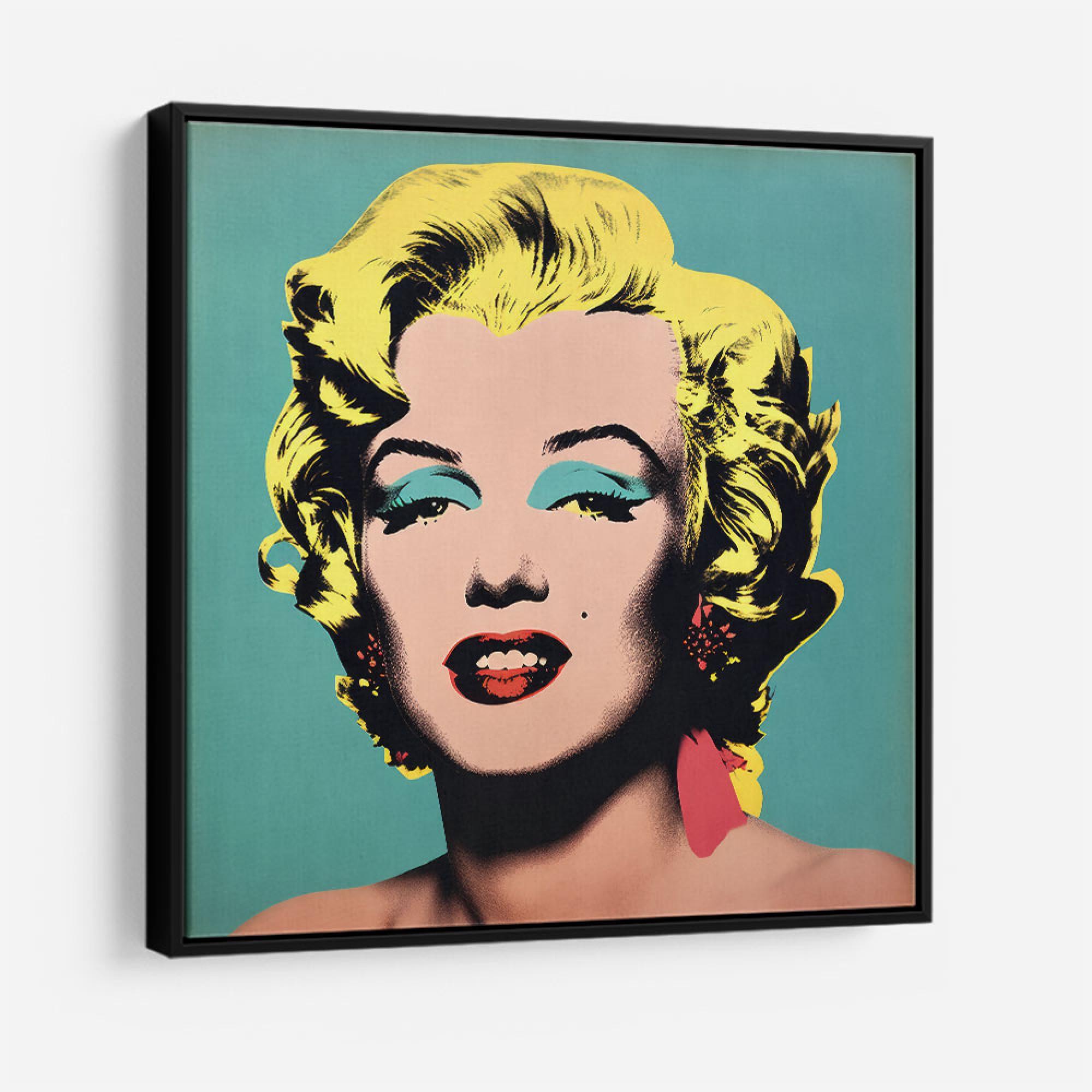 Marilyn Monroe Pop Art in Warhol Style Wall Art
