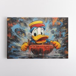 Urban Duck Sledging Wall Art