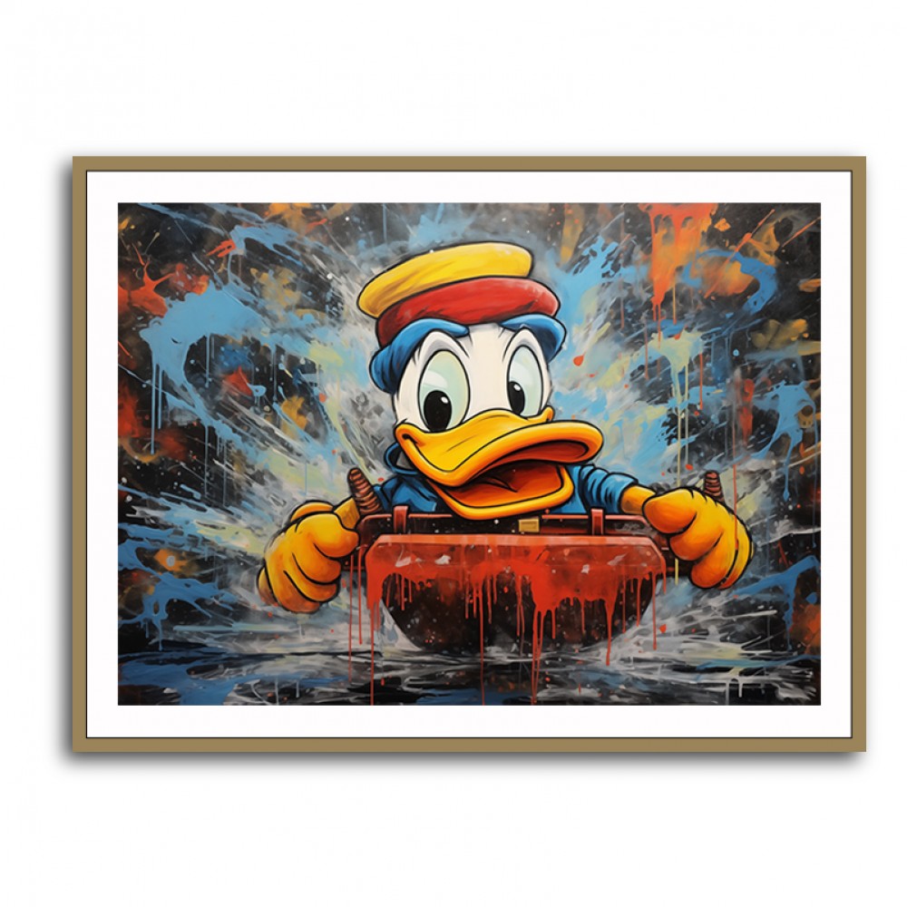 Urban Duck Sledging Wall Art Urban Duck Sledging Wall Art