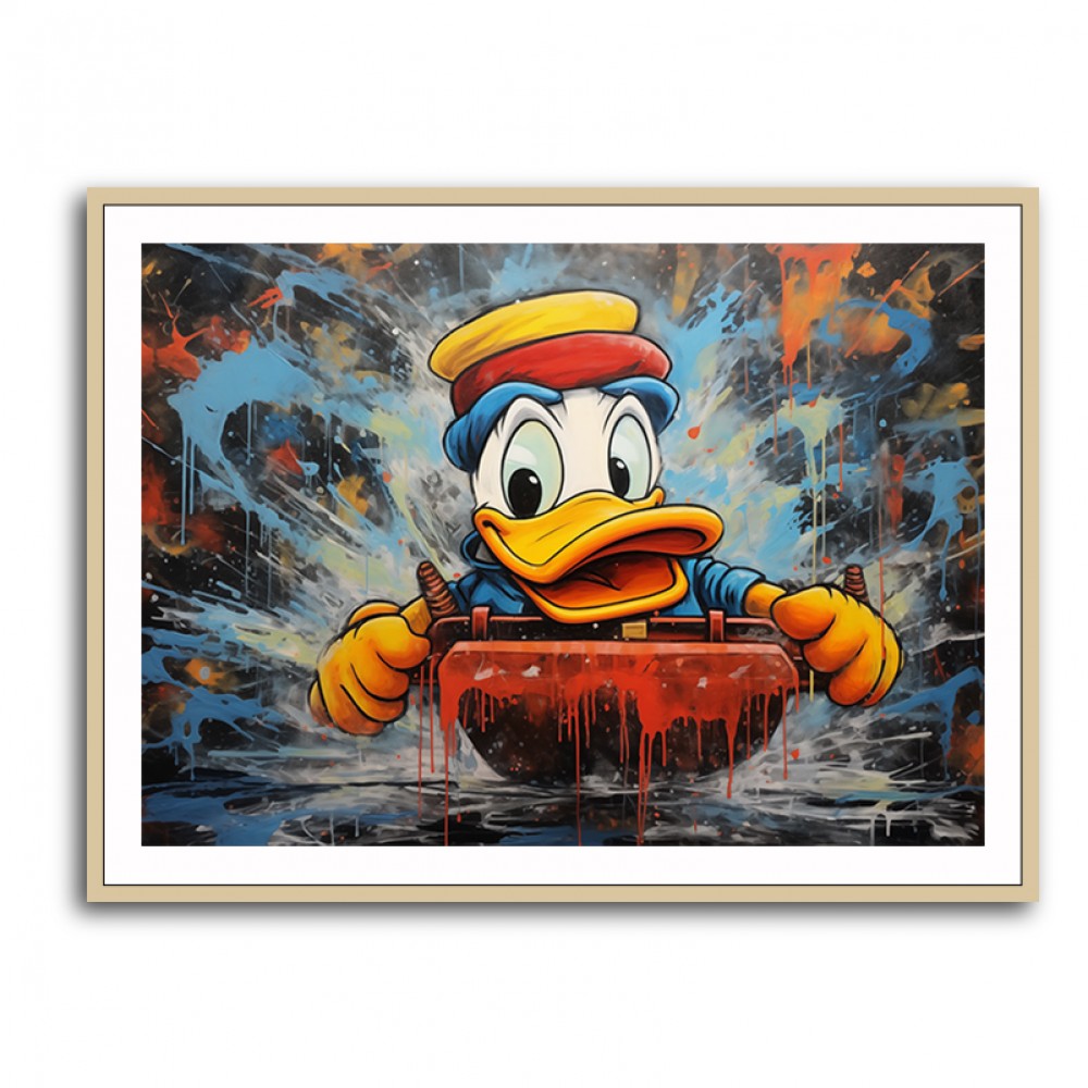 Urban Duck Sledging Wall Art Urban Duck Sledging Wall Art