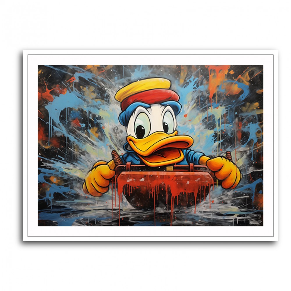 Urban Duck Sledging Wall Art Urban Duck Sledging Wall Art