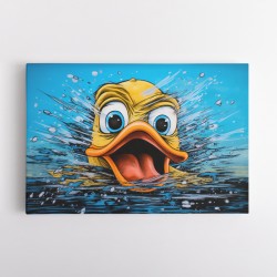 Urban Duck Splash Wall Art