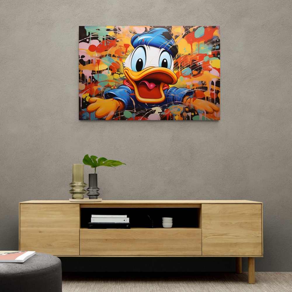 Graffiti Duck Wall Art