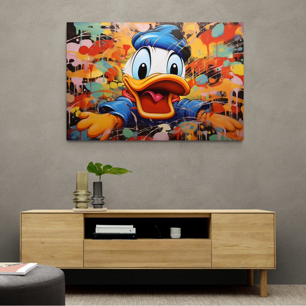 Graffiti Duck Wall Art