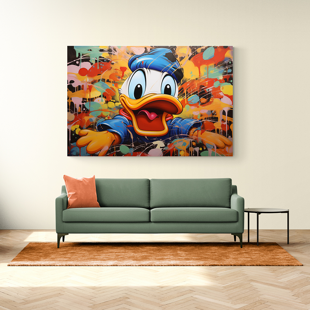 Graffiti Duck Wall Art