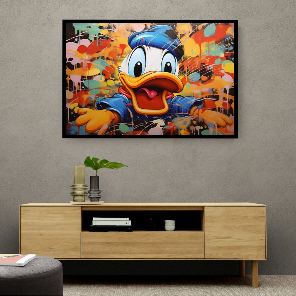 Graffiti Duck Wall Art