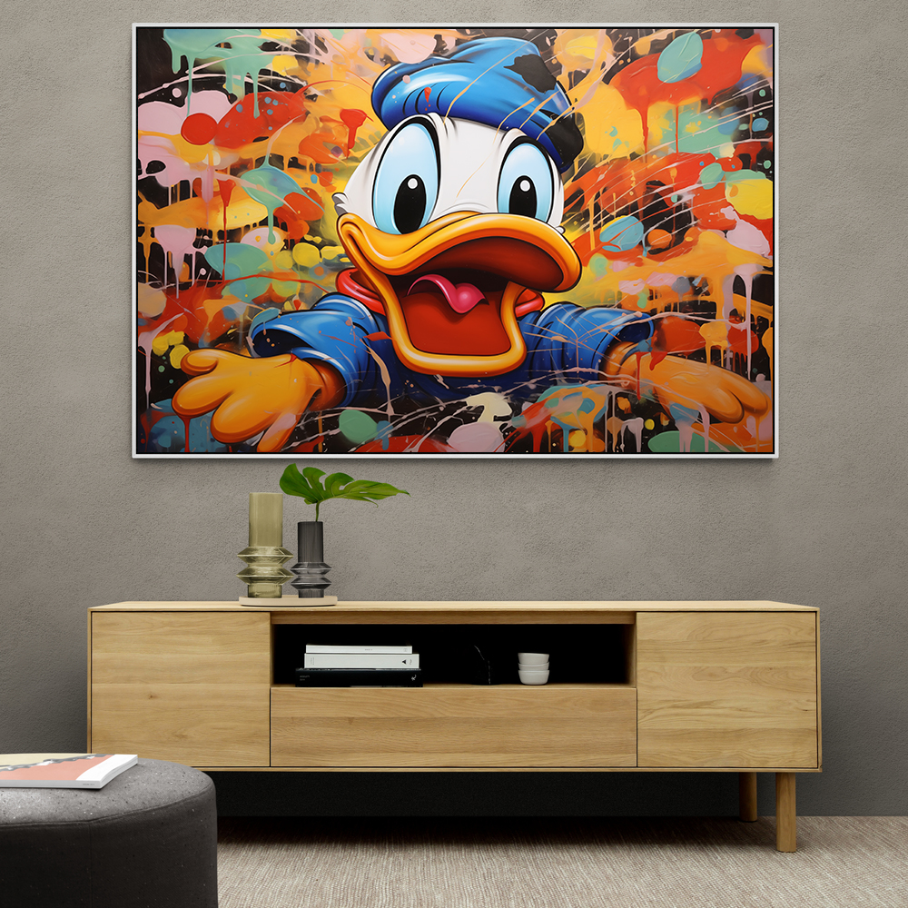 Graffiti Duck Wall Art