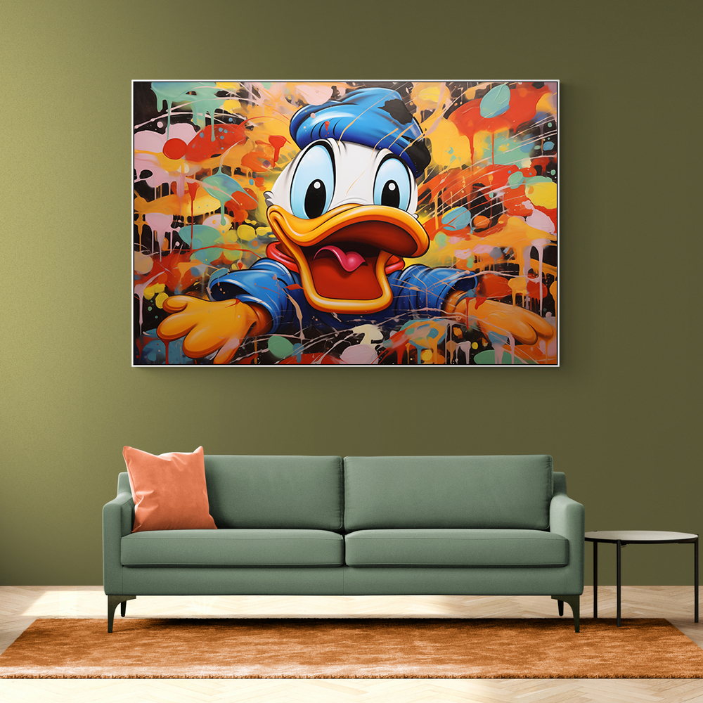 Graffiti Duck Wall Art