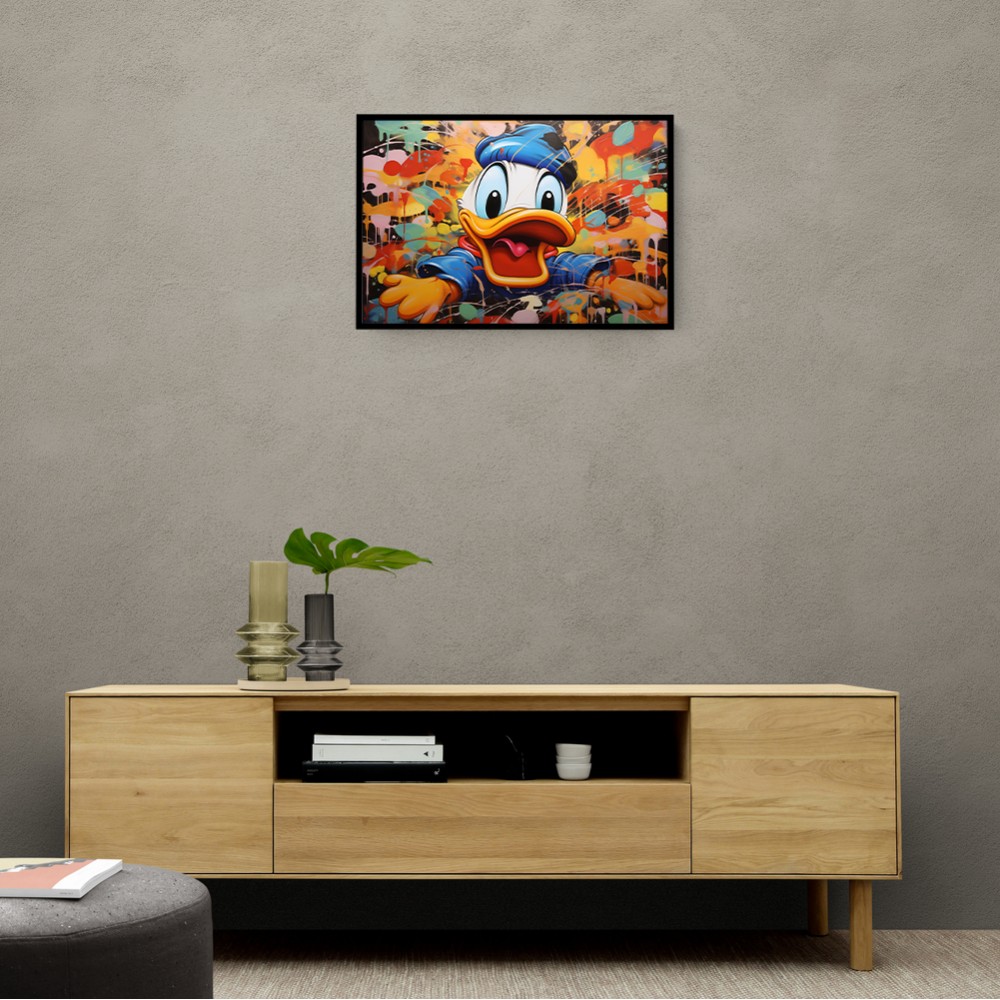 Graffiti Duck Wall Art