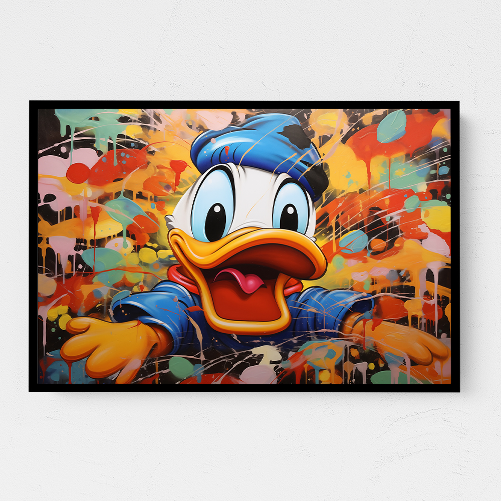 Graffiti Duck Wall Art