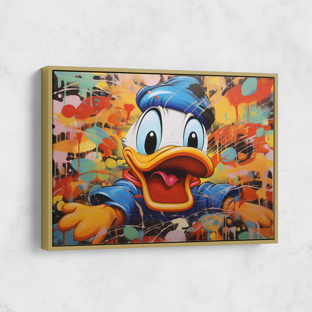 Graffiti Duck Wall Art