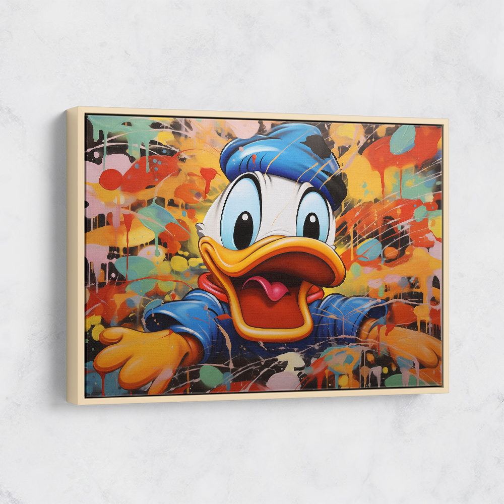 Graffiti Duck Wall Art