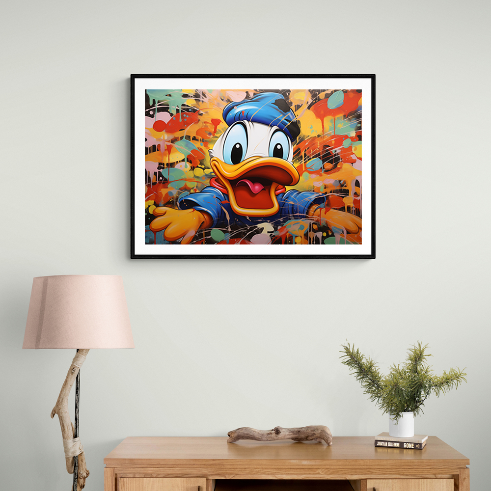 Graffiti Duck Wall Art